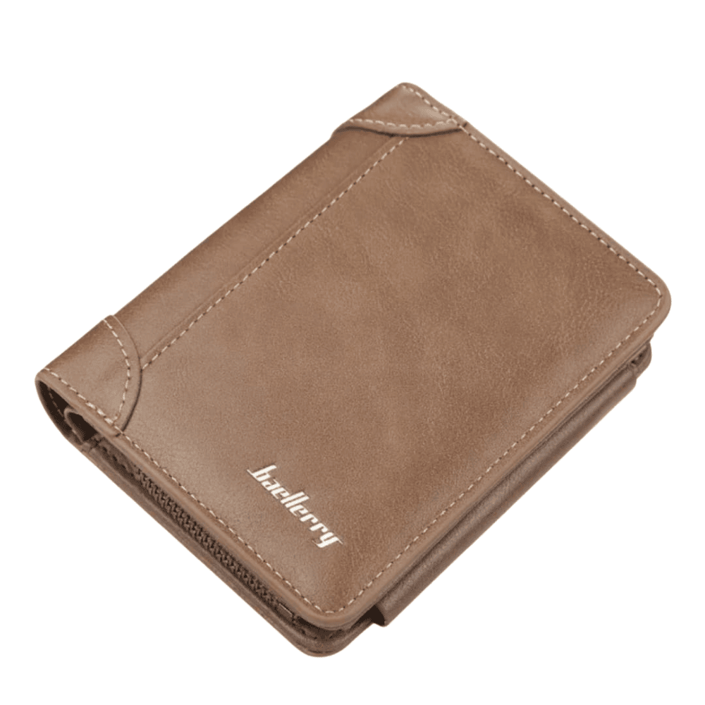 Alternate front view of Balisi camel wallet