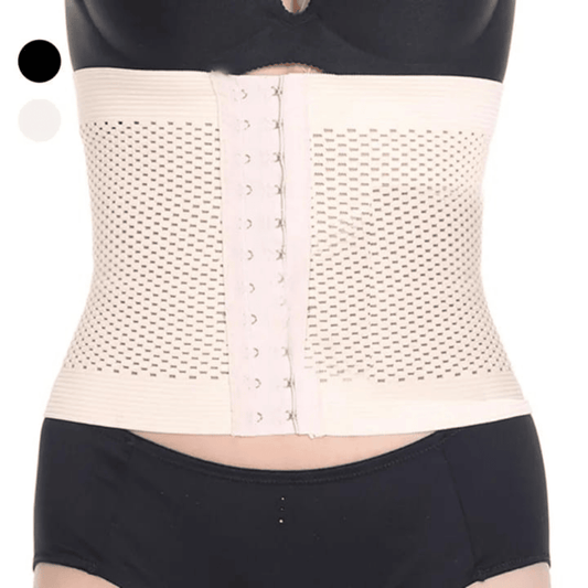 belly-shaper-closeup-view showing mesh material and belly coverage