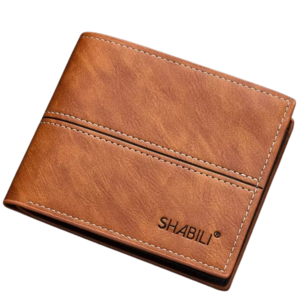 Bowesi Style Classic Camel Leather Wallet – ShopFirst.pk