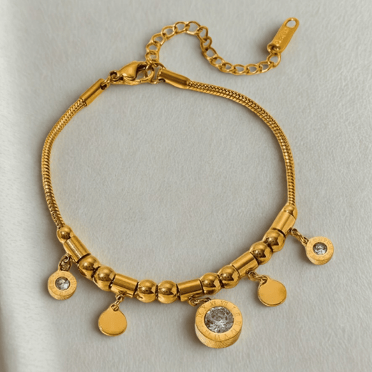 Side angle highlighting bracelet thickness and detailing