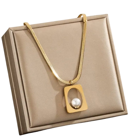 Branded Locket Set Gold Plated