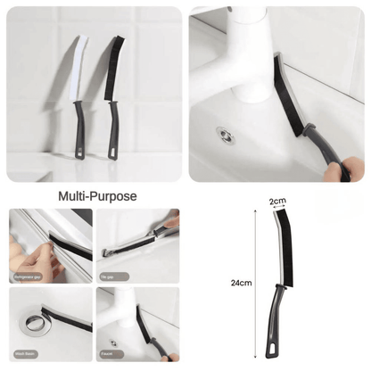 Multifunction usage and measurement view of the cleaning brush