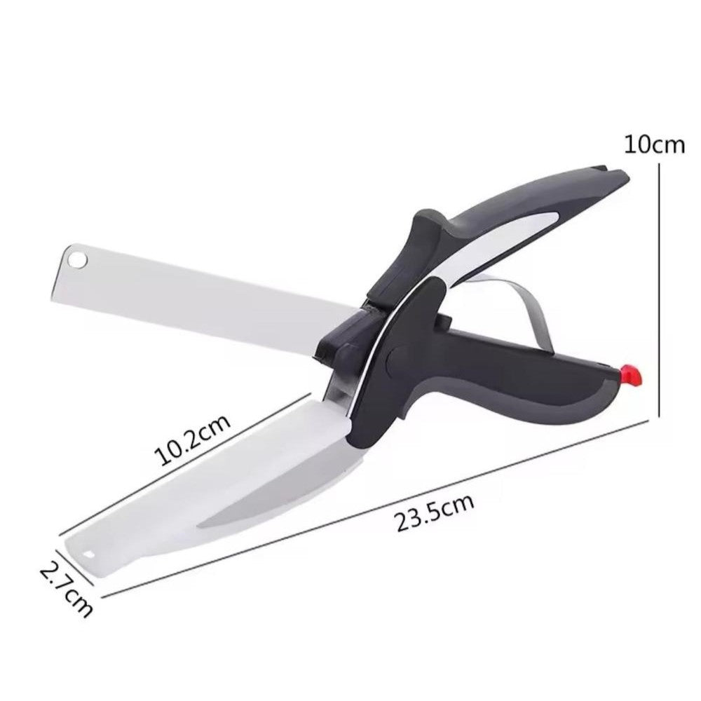 Clever Cutter 2-in-1 Kitchen Scissors and Chopping Tool