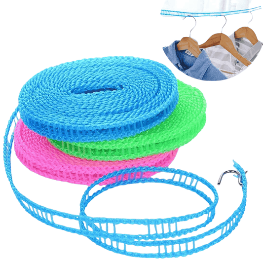 Image highlighting the full 5-meter length of the clothesline