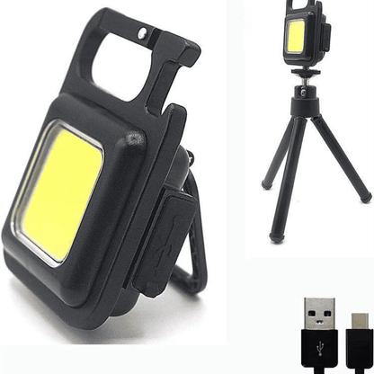 Complete image showing full design and build of flashlight