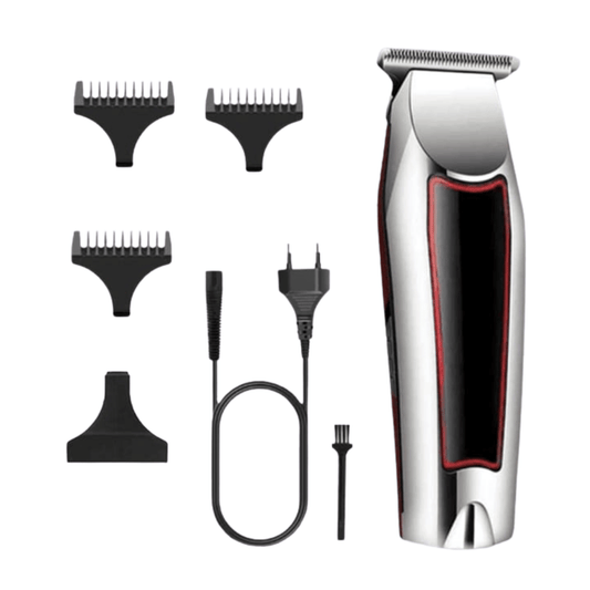 complete-accessories-daling-dl1047-professional-trimmer full grooming kit layout