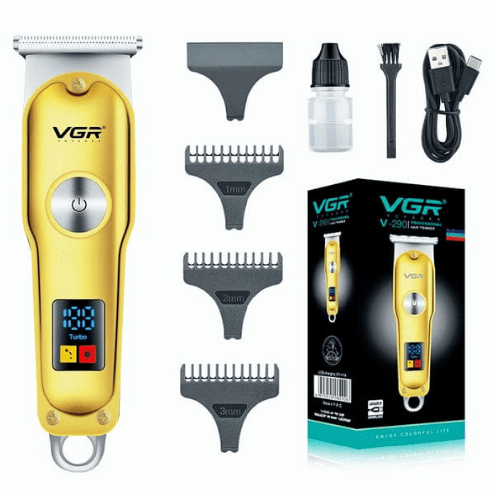 complete-accessories-with-boxpack-VGR-V-290 mini trimmer full kit view