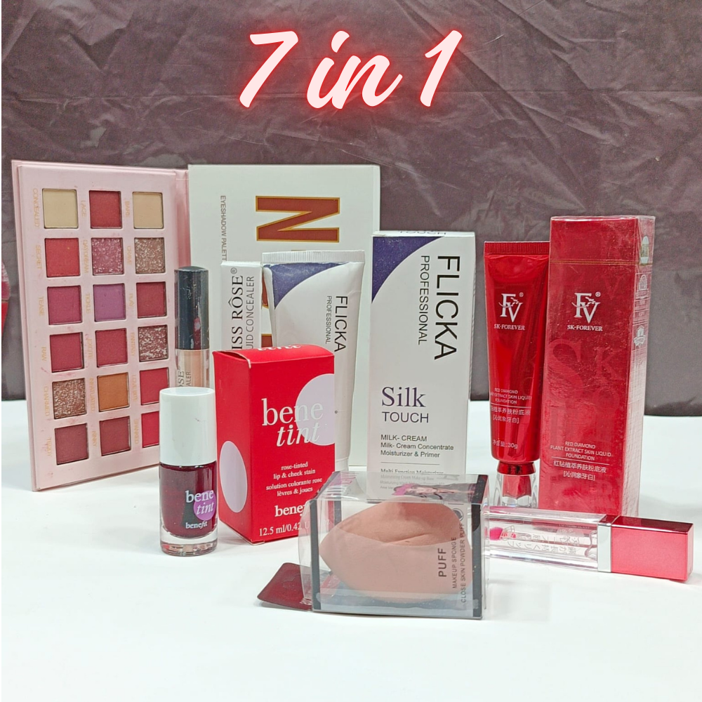 Nude eyeshadow and foundation makeup bundle Pakistan