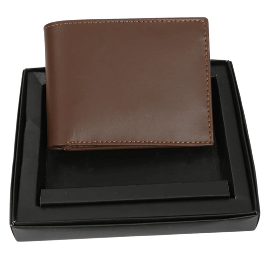 complete-view displaying the full design of the wallet open and closed