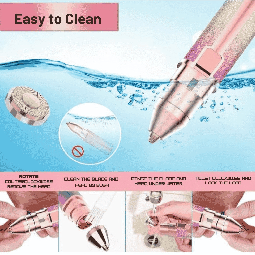 easy-to-clean-flawless-2in1-eyebrow-trimmer showing removable head