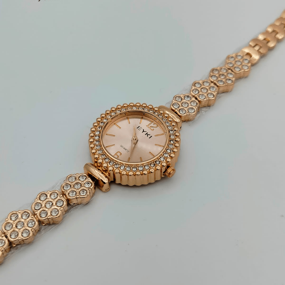 Main image displaying the Eyki ladies watch in rose gold