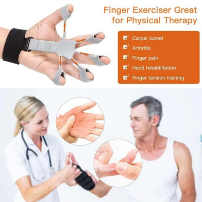 Finger Gripper Adjustable Hand Strength Trainer