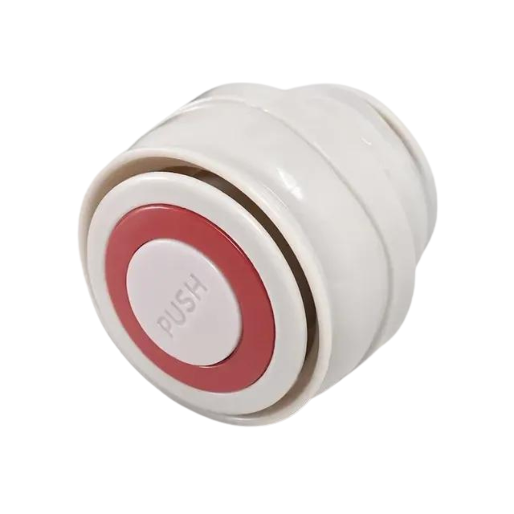 Close-up of the flask's spill-proof cap