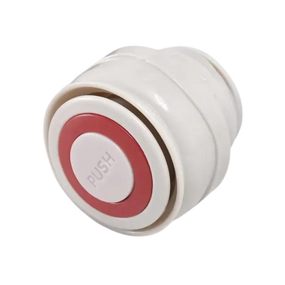 Close-up of the flask's spill-proof cap