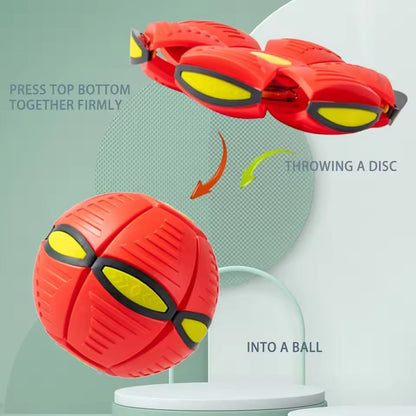 Frisbee Flying Soccer Ball Magic Ball – High Bounce Disc Toy