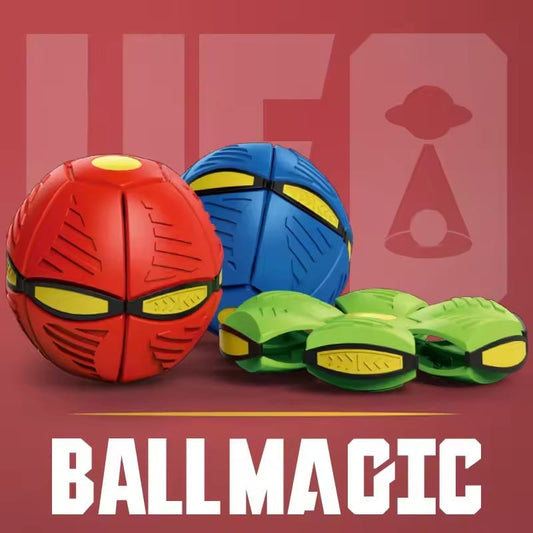 Frisbee Flying Soccer Ball Magic Ball – High Bounce Disc Toy