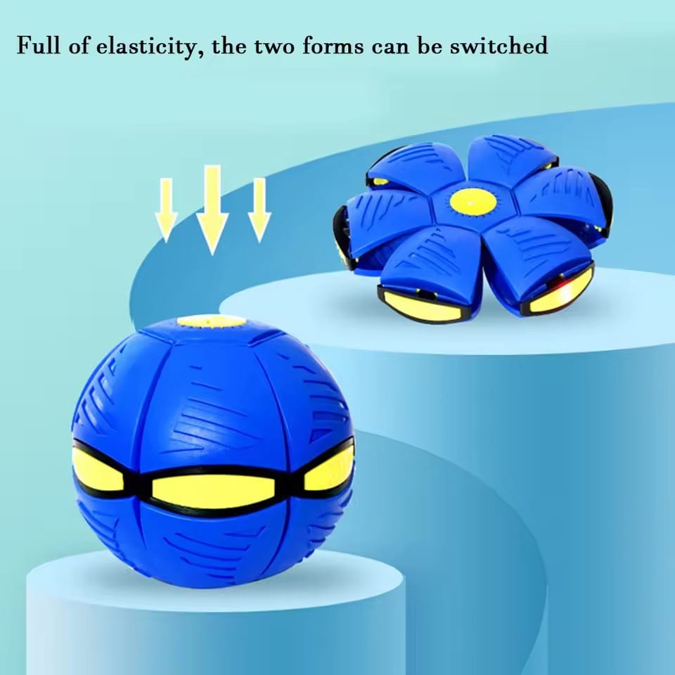 Frisbee Flying Soccer Ball Magic Ball – High Bounce Disc Toy