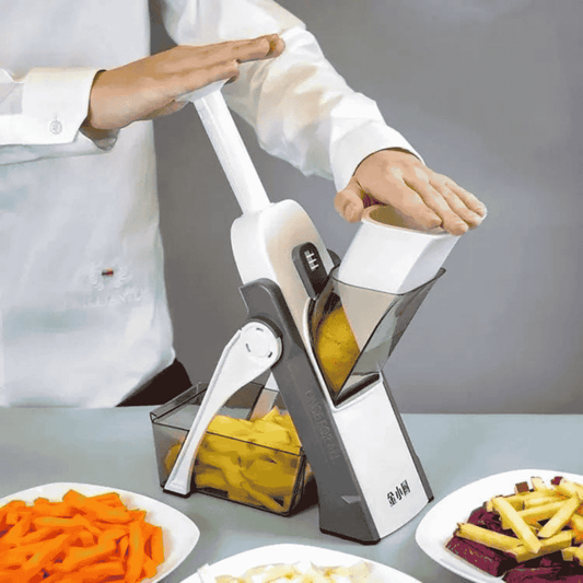 Full view of multifunctional cutter and all attachments