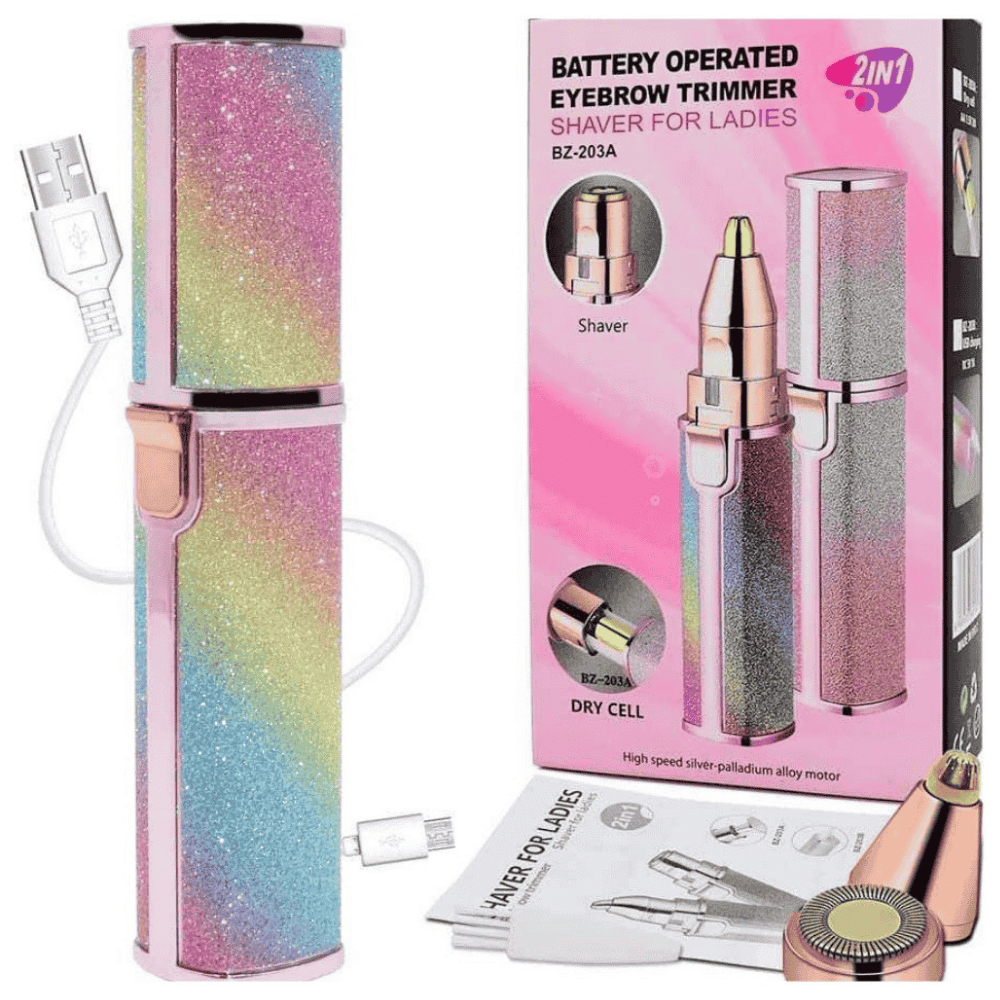 full-view-flawless-2in1-eyebrow-trimmer displaying full body