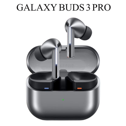 Front view of Galaxy Buds 3 Pro wireless earbuds