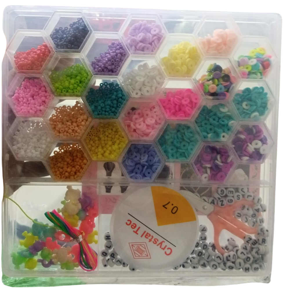 Multiple boxes of the DIY beads set for girls