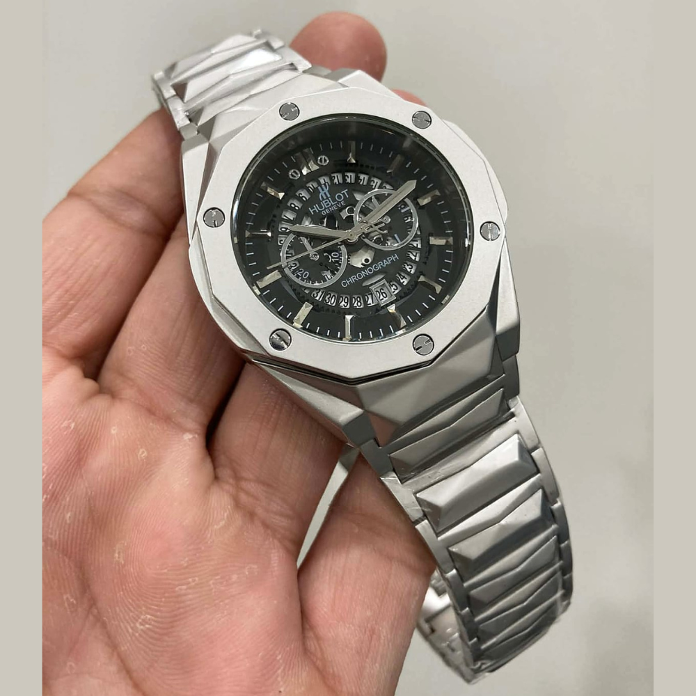 Hublot Diamond Cut Skeleton Dial Watch Buy Online Pakistan Best Price