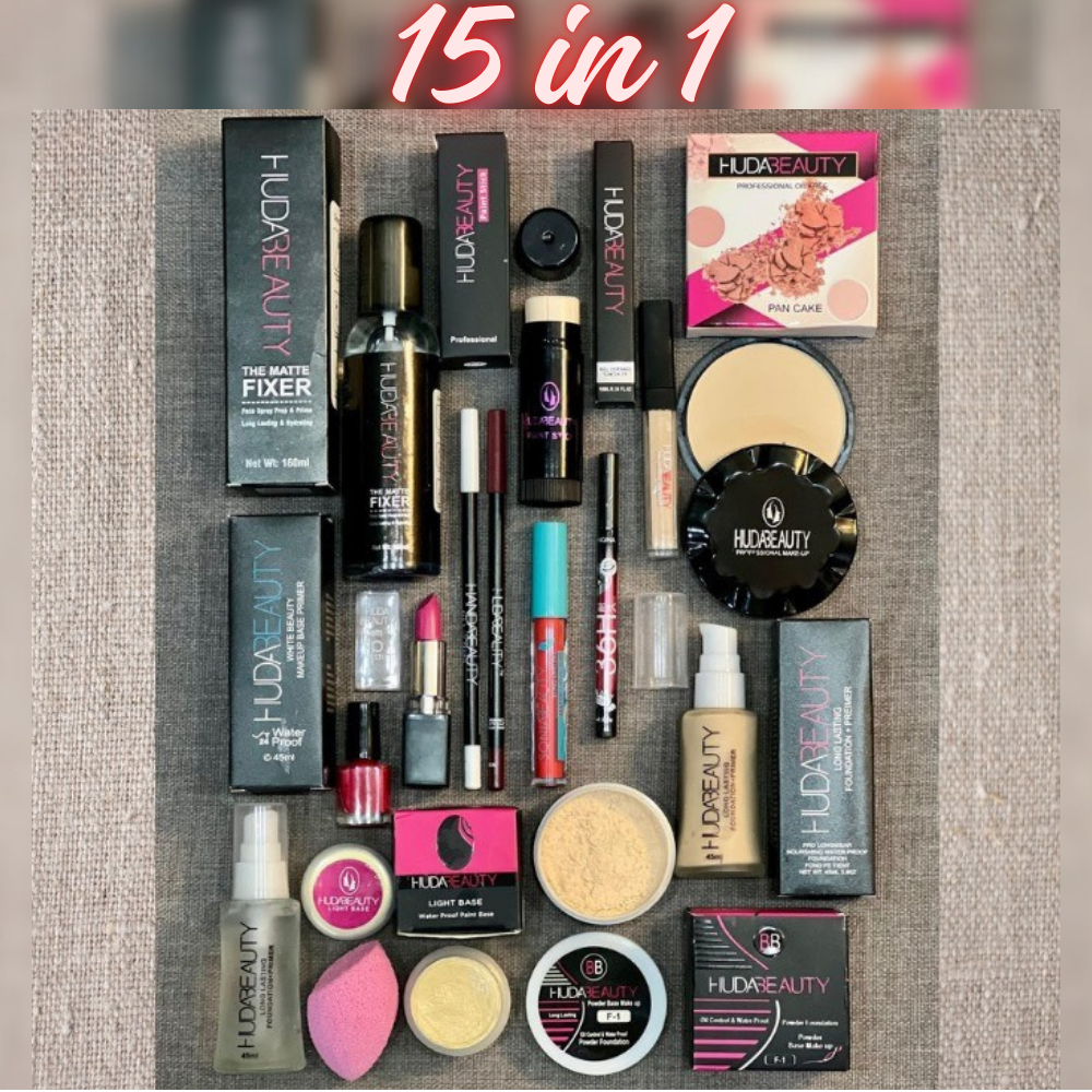 Complete HudaBeauty makeup kit price in Pakistan