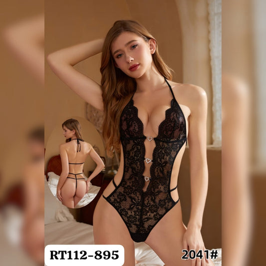 Different black nightie style - net fabric