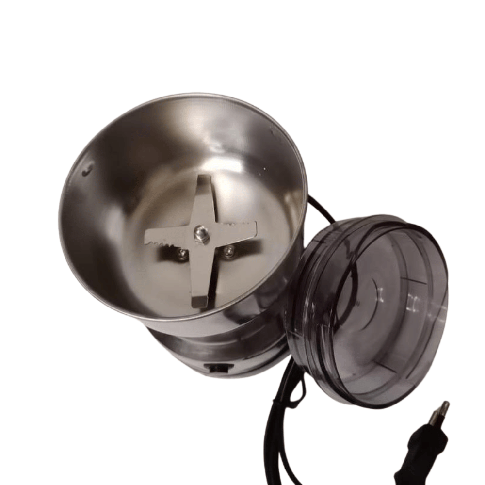 Metallic bowl with a cross design on a white background