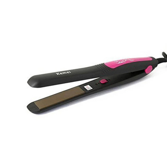 Front view of Kemei KM-328 hair straightener