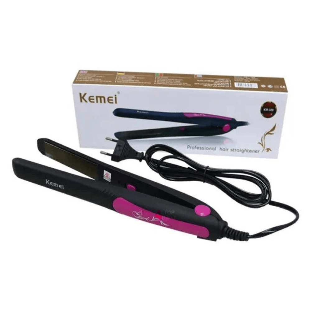Kemei KM-328 straightener with original packaging box