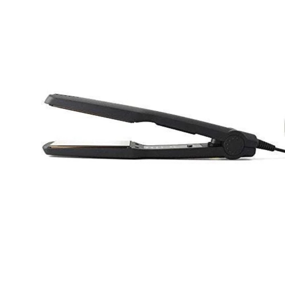 Front view of Kemei KM-329 Hair Straightener showing ceramic plates