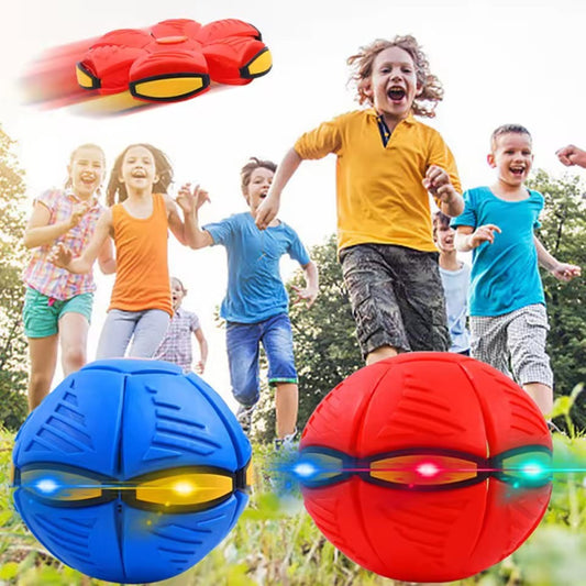 Frisbee Flying Soccer Ball Magic Ball – High Bounce Disc Toy