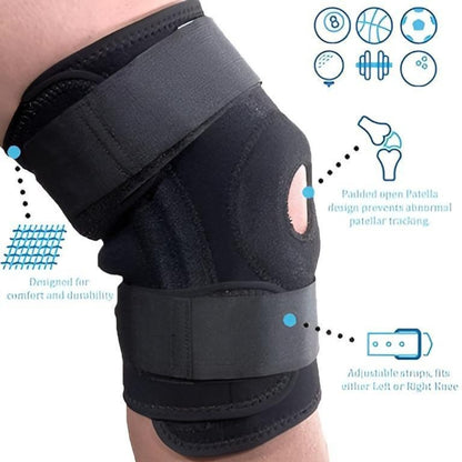 Knee Support Belt with Stays for Sports and Fitness Training