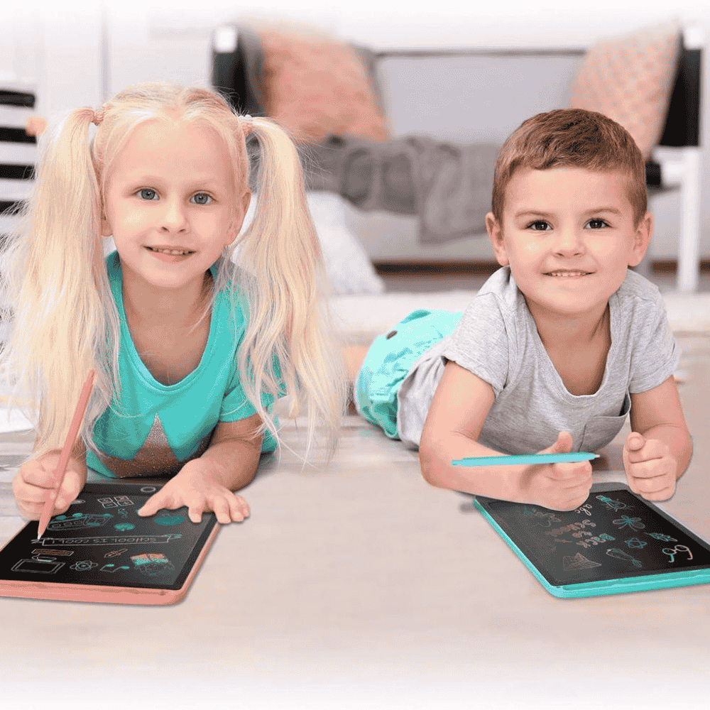 Image showing baby or toddler using the tablet