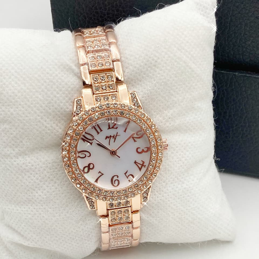 Luxury Crystal Women’s Watch Elegant Diamond Style Wrist Watch