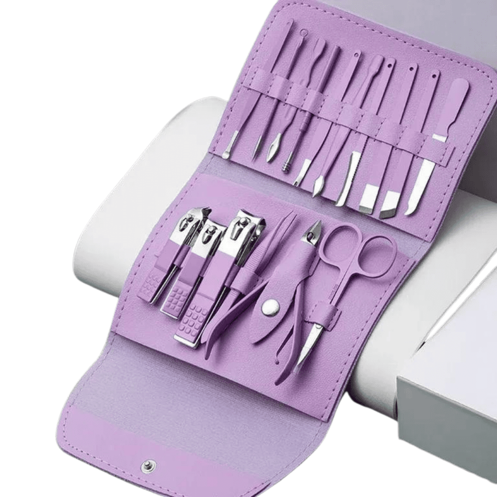 Stainless Steel Nail Cutter and Beauty Tool Set 16 in 1