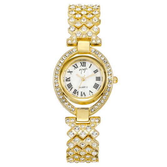 Front/main image of golden MH Stone ladies watch