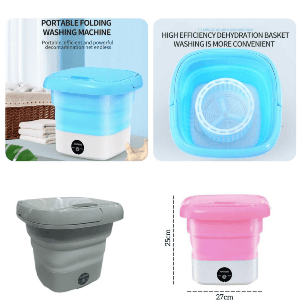 Display of the washer in various colors with size specifications