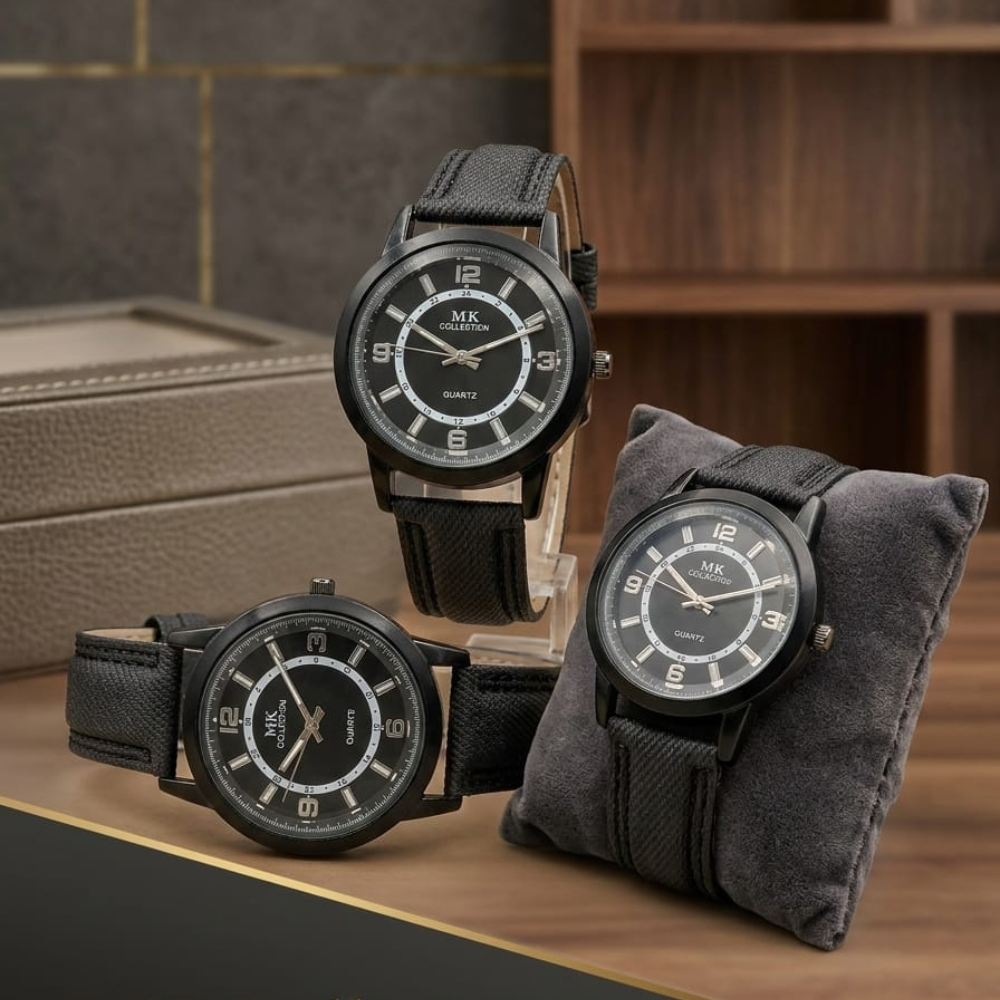 MK Collection Black Watch Price in Pakistan Original Product
