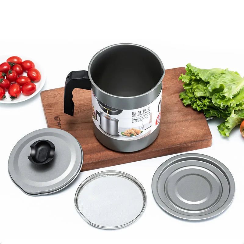 Various views of the stainless steel oil strainer