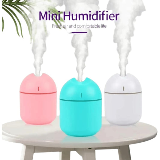 multiple-color mini humidifier options displayed side by side