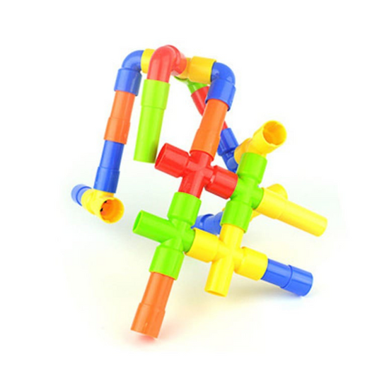 Simple pipe structure built using the blocks