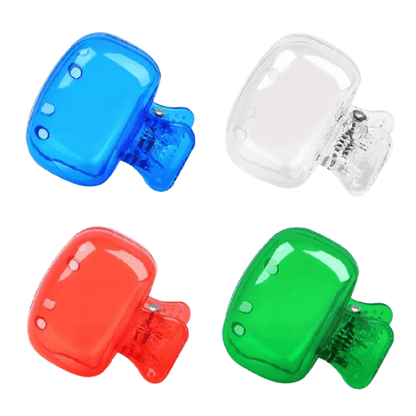 Front and side perspectives of the toothbrush cover highlighting its shape