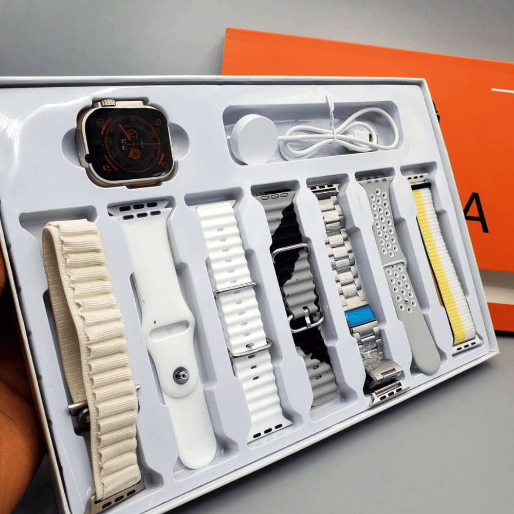 7 In 1 Box Ultra 7 in 1 Smart Watch - Versatile Style for Every Occasion ...