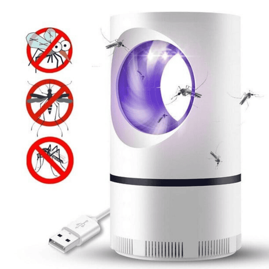 Close-up of USB-powered UV mosquito killer lamp
