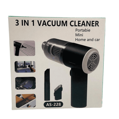 Packaging of the 3-in-1 cordless handheld vacuum cleaner