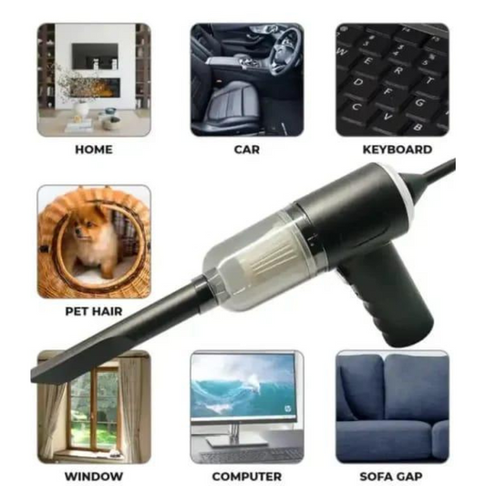 Demonstration of vacuum cleaner used in various settings