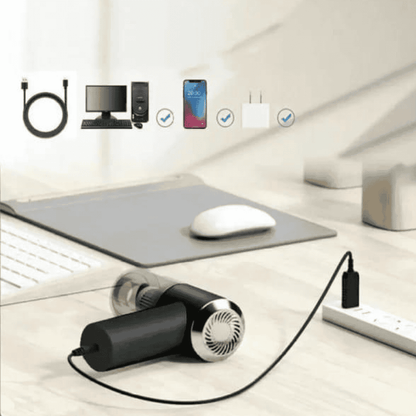 Right side view showing sockets and plug-in options